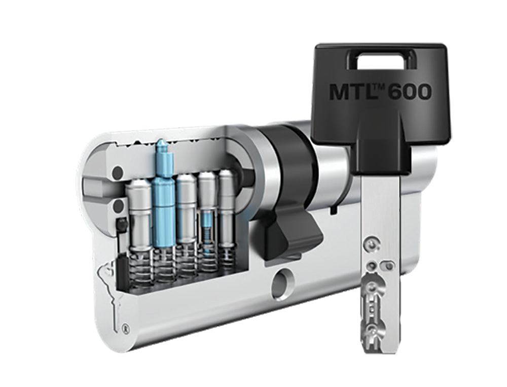 צילום יצרן של צילינדר מולטילוק MTL 600 ומפתח